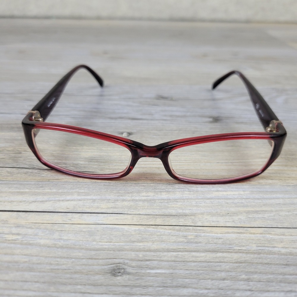 Michael Kors Eyeglasses Frames MK829 Burgundy Rectangular Women 50-16-135 - Picture 2 of 14